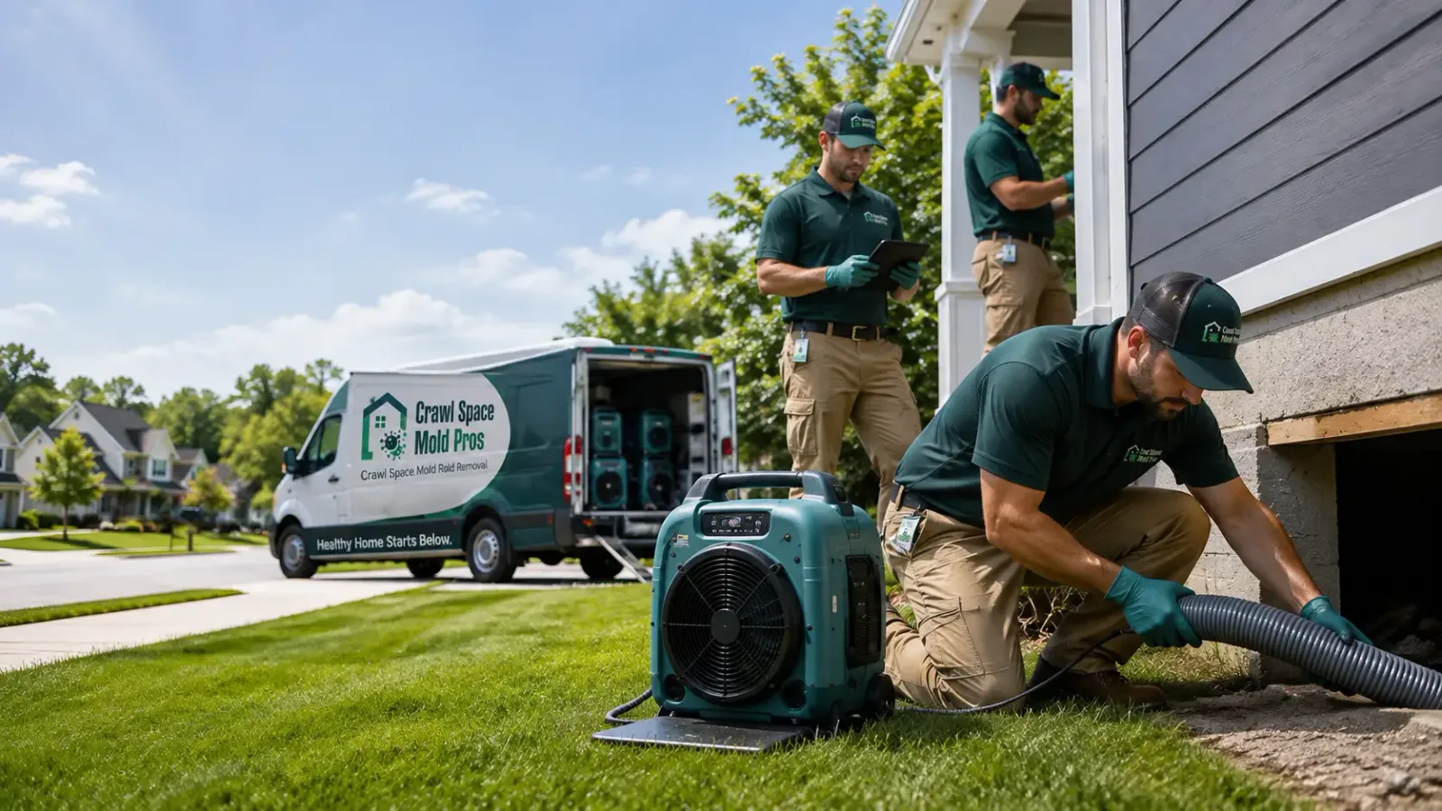 Crawl Space Mold Removal in Milford, IA
